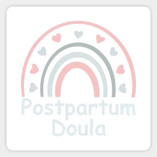 Rainbow Postpartum Doula Magnet